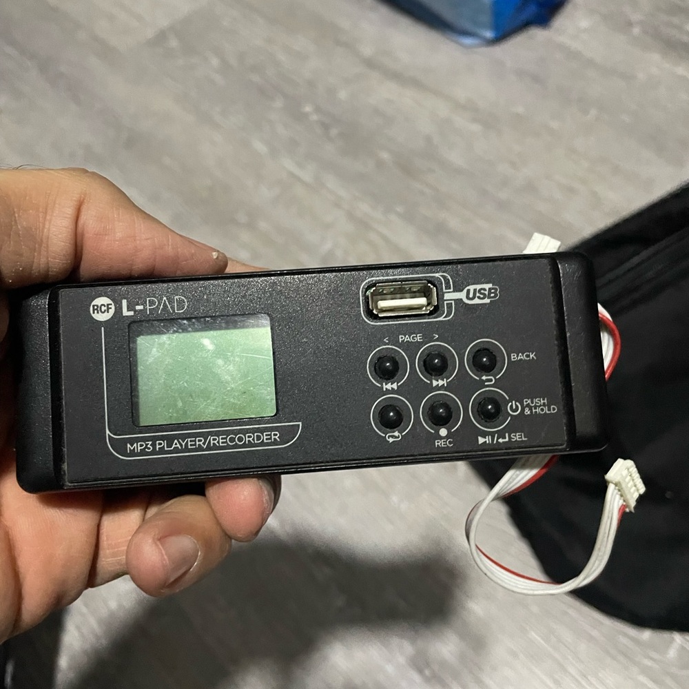 Rcf L-pad usb flash drive reader / recorder player unit